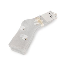 Dámské / dívčí ponožky teplé, barva 2 šedá nejsvětlejší