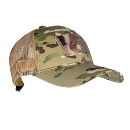 MIL-TEC čepice baseball TRUCKER se síťkou MULTICAM