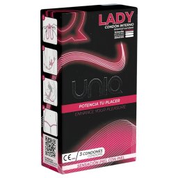 Uniq Lady - dmsk kondom - 3 ks