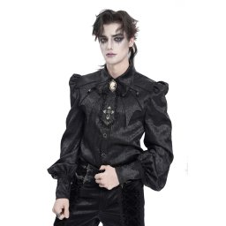 vázanka plastron DEVIL FASHION - Prince Of Darkness - černá - AS28901