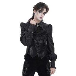 pánská košile DEVIL FASHION - Baroque Baron - černá - SHT15301