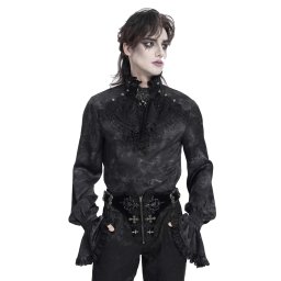 pánská košile DEVIL FASHION - Cursed Prince - černá - SHT15601