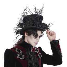 klobouk DEVIL FASHION - Gothic Forest - černý - AS283