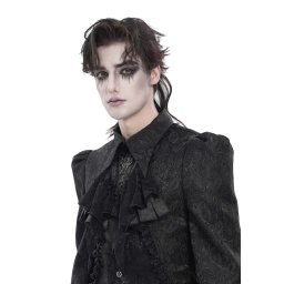 vázanka plastron DEVIL FASHION - Gothic - černá - AS27201