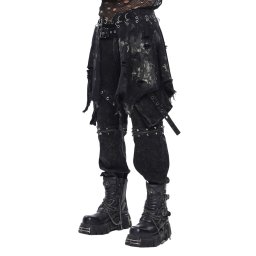 pánský kilt DEVIL FASHION - Nuclear Witcher - černý - SKT248