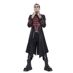 pánský kabát DEVIL FASHION - Cyber Aegis - černý - CT27901