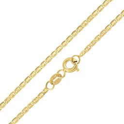 SILVEGO Zlatý řetízek MARINE unisex 1,6 mm - 45 cm