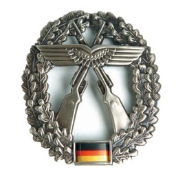 Bundeswehr odznak BW na baret Luftwaffen-Sicherungstruppe