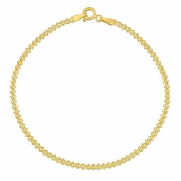 SILVEGO Zlatý náramek Loreno ze žlutého zlata – 2,7 mm - 19 cm