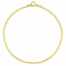 SILVEGO Zlatý náramek Curb Pancr ze žlutého zlata - 1,8 mm - 19 cm