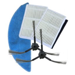 5ks HEPA filtry, kartáčky a mop pro ETA 6244 Leone Pro sada