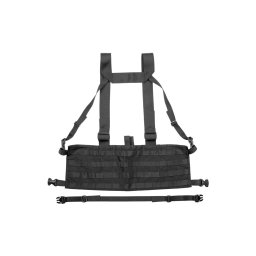 INVADERGEAR vesta chest rig MOLLE PALS vazba lehká 600D ČERNÁ