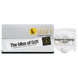 Sagami Original 0,01 L - kondom - extra tenk - 58mm (5ks)