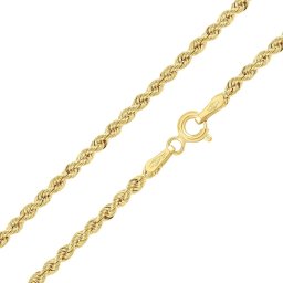 SILVEGO Zlatý řetízek VALIS 2,2 mm - 45 cm