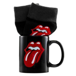 dárkový set (hrnek, ponožky) The Rolling Stones - Tongue and Lips Logo - GP86916