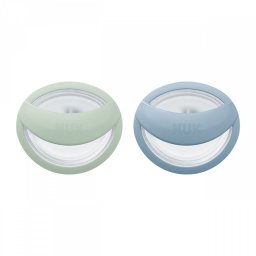 Dudlík NUK Perfect Match 0-6m 2 ks green/blue, vel. 0-6 m