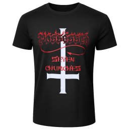 pánské tričko POSSESSED - SEVEN CHURCHES - PLASTIC HEAD - černé - PH13816