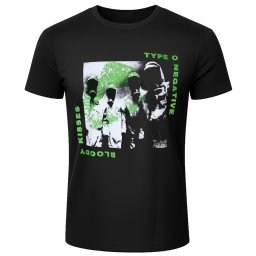 pánské tričko TYPE O NEGATIVE - HAZMAT KISS - černé - PLASTIC HEAD - PH13943