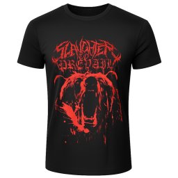 pánské tričko SLAUGHTER TO PREVAIL - GRIZZLY - černé - PLASTIC HEAD - PH13975