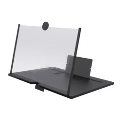 Gaira® Skládací 3D zvětšovač obrazovky 10" pro mobilní telefon, Barva černá