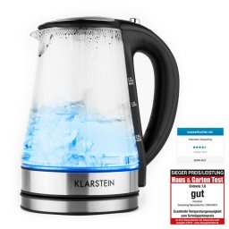 Klarstein Darjeeling rychlovarná konvice, 2200 W, 1,7 l, vařič čaje, nastavitelná teplota