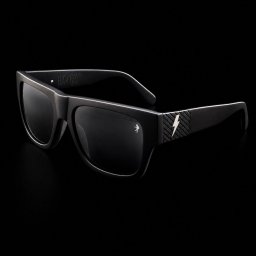 sluneční brýle AC/DC - Stanton Bolt - kouřové čočky - Legends of Eyewear - LOE-AC-STAN-01