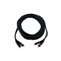 Electronic-Star Stereo cinch kabel, pozlacené konektory, DJ PA HiFi - 10 m