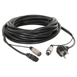 Skytec 176.640, napájecí a signálový XLR kabel, 10 m