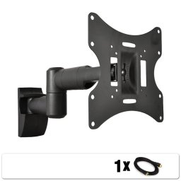 Držák s otočným ramenem Auna LCD-503A, HDMI kabel