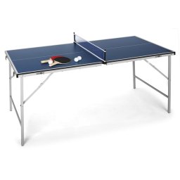KLARFIT King Pong, ping-pongový stůl, sklápěcí, modrý