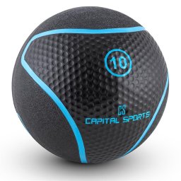 Capital Sports Medb 10, černý, medicinbal, 10 kg, guma