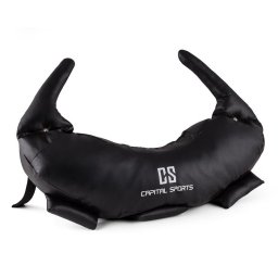 Capital Sports Bull Boost, černý bulharský kožený pytel s pískem, 12 kg