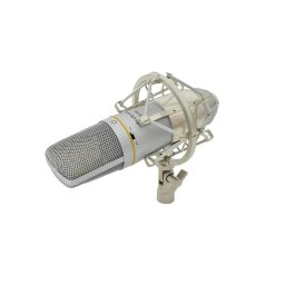 Citronic SCM2, studiový kondenzátorový mikrofon, kardioidní směrová charakteristika, včetně pavouka
