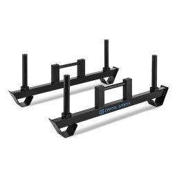 Capital Sports Pawner Farmers Walk, černá, hřídel činky, tyče s velkým zatížením, 2 kusy