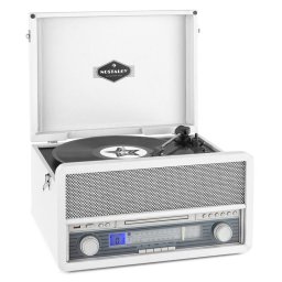 Auna Epoque 1907, retro audio systém, gramofon, bluetooth, MC, USB, CD, AUX