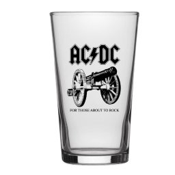 sklenice AC/DC - For Those About To Rock - RAZAMATAZ - BG032