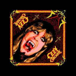 šátek OZZY OSBOURNE - SPEAK OF THE DEVIL - černý - RAZAMATAZ - B141