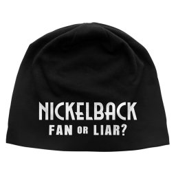 beanie čepice NICKELBACK - FAN OR LIAR - černá - RAZAMATAZ - JB212
