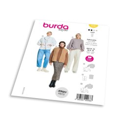 Střih Burda 5590 - Dámská bunda a vesta