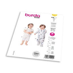 Střih Burda 9186 - Sada oblečení pro miminko