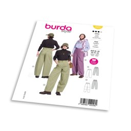 Střih Burda 5603 - Dámské kalhoty