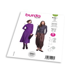 Střih Burda 5616 - Dámské šaty a halenku