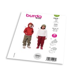 Střih Burda 9185 - Chlapecký svetr