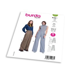 Střih Burda 5621 - Dámské kalhoty