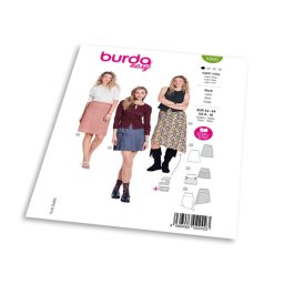 Střih Burda 5660 - Dámská sukně