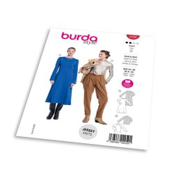 Střih Burda 5599 - Dámské šaty a tričko