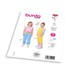 Střih Burda 9184 - Dívčí tričko a vestu