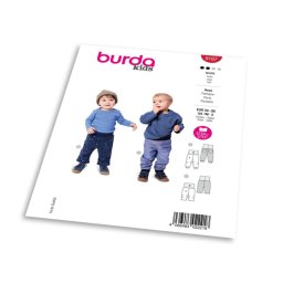 Střih Burda 9187 - Kalhoty a tepláčky pro miminko
