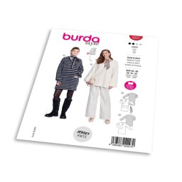 Střih Burda 5627 - Šaty a tunika