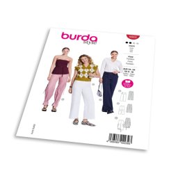 Střih Burda 5663 - Dámské kalhoty